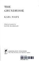 Karl Marx: The Grundrisse. (1971, Harper & Row)